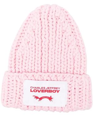 Loverboy by Charles Jeffrey Beanies - Rose