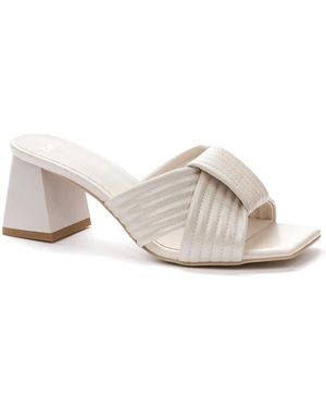 KEDDO Heeled Mules - Blanco