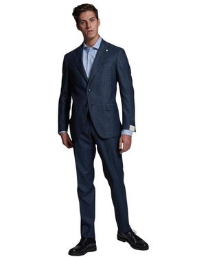 Luigi Bianchi Single Breasted Suits - Azul
