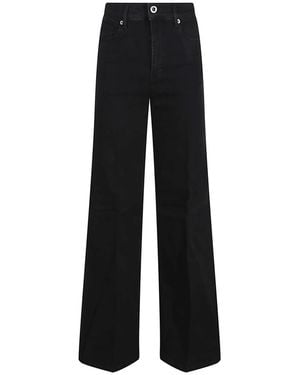 Self-Portrait Zwarte Flared High-Waisted Jeans Aw25