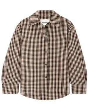Jil Sander Shirts - Brown