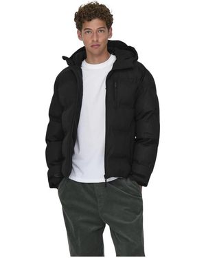 Only & Sons Jassen ,Zwart ,Polyester Onsmathis Jacket
