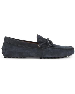 Tod's Loafer Aus Wildleder Für Den Abend - Blau