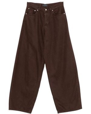 Haikure Wide Jeans - Marrón