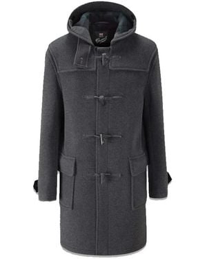 Gloverall Single-Breasted Coats - Black