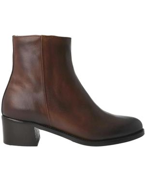 Calce Heeled Boots - Marrón