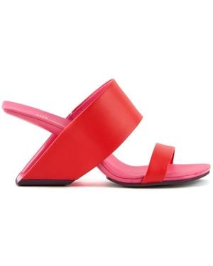 United Nude Heeled Mules - Red