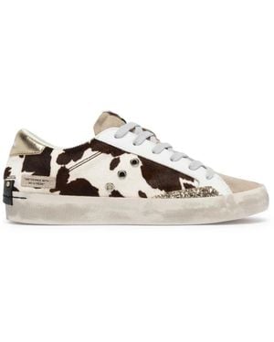 Crime London Distressed Sneaker - Weiß