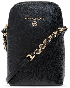 Michael Kors 'jet set charm' schultertasche - Schwarz