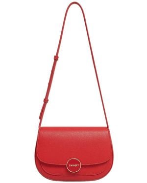 Twinset Kompakte Crossbody-Tasche Mit Magnetverschluss - Rot
