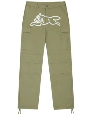 ICECREAM Straight Trousers - Green