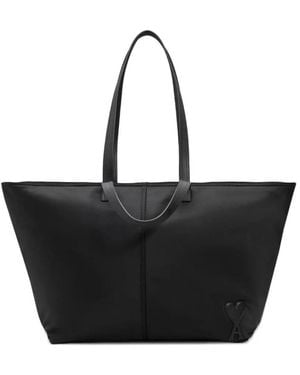 Ami Paris Tote Bags - Nero