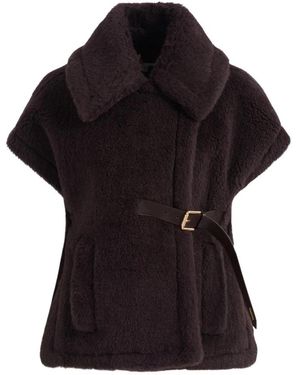 Max Mara Faux Fur & Shearling Jackets - Negro