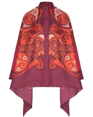 La DoubleJ Overhemden ,Rood ,Foulard Shirt