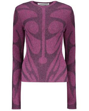 PAOLINA RUSSO Virgin Wool Sweater - Lila