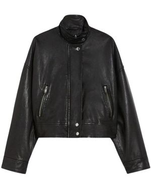 Weekend by Maxmara Leather Jackets - Black
