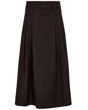 co'couture Midi Skirts - Black
