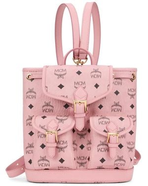 MCM Aren Mini Rucksack - Pink