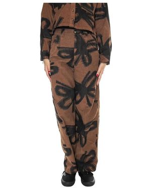 Obey Wijde Broek - Bruin