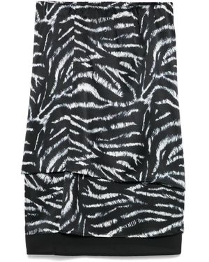 The Attico Midi Skirts - Zwart