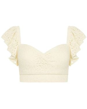 ACTUALEE Sleeveless Tops - Natural