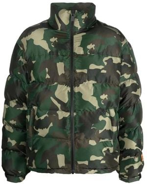 Heron Preston Winter Jackets - Green