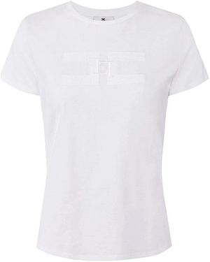Elisabetta Franchi T-Shirts - White