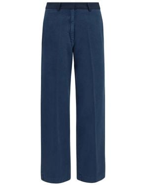 forte_forte Chino Broek - Blauw