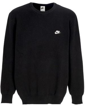 Nike Round-Neck Knitwear - Blue