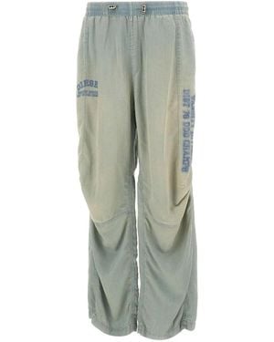 DIESEL Wide Trousers - Green