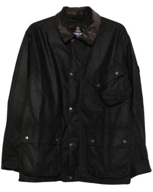 Barbour Jassen ,Zwart ,Katoen Brake Line Wax Jacket