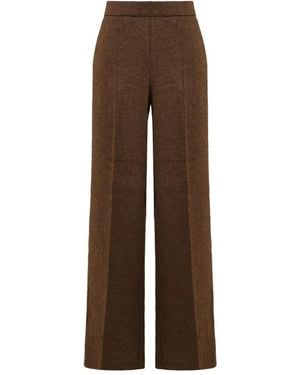 Attic And Barn Wide Pants - Brown