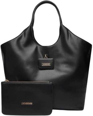 Love Moschino Tote Bags - Noir