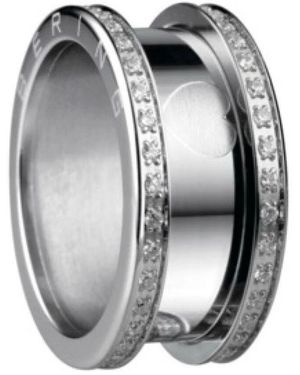Bering Silberring Mit Swarovski-Kristallen - Mettallic