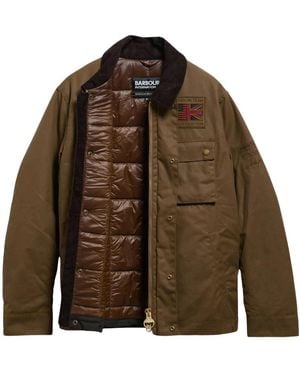 Barbour Jassen ,Bruin ,Katoen Workers Wax Jacket