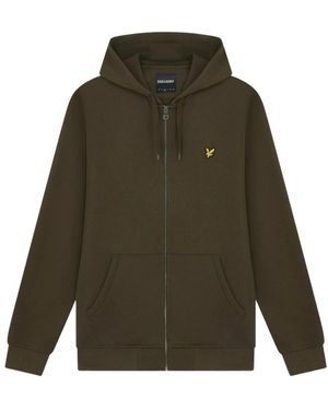 Lyle & Scott Hoodies & Sweatvesten ,Groen ,Katoen Sweatshirts