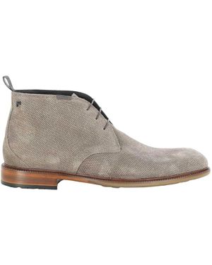Floris Van Bommel Lace-Up Boots - Grigio