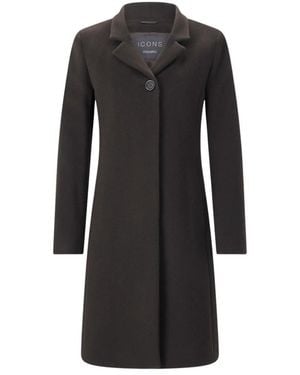 Cinzia Rocca Single-Breasted Coats - Noir