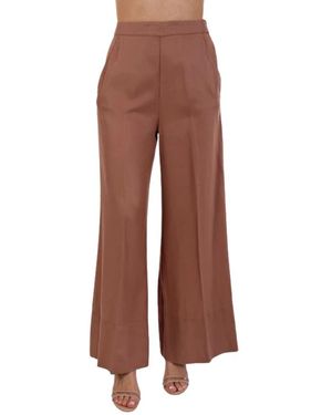 Pinko Wide Trousers - Brown