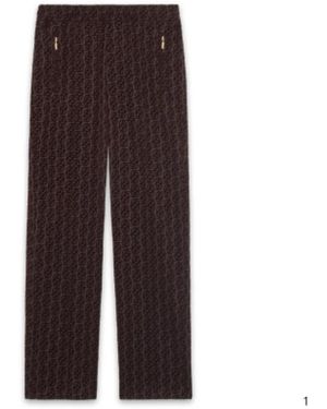 Drole de Monsieur Straight Trousers - Brown