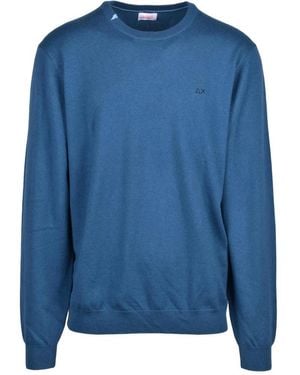 Sun 68 Pullover Mit Rundhalsausschnitt - Blau