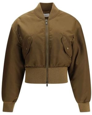 Saint Laurent Bomber Jackets - Green