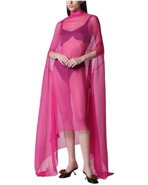 Dries Van Noten Ducy Jurk - Roze