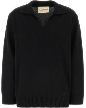 Valentino Cashmere Knitwear - Negro