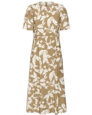 Kaffe Midi Dresses - Metálico