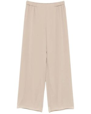 Marina Rinaldi Wide Trousers - Natural