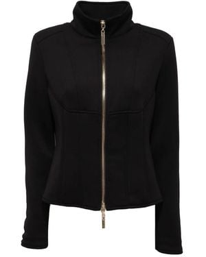 Mangano Plaza Neopren-Effekt Jacke - Schwarz