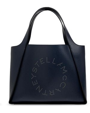 Stella McCartney Logo Tote Bag - Blau