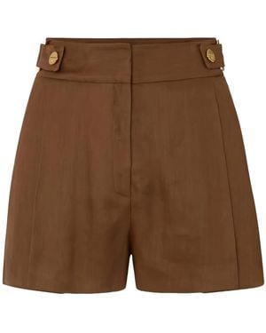 Elisabetta Franchi Short Shorts - Brown