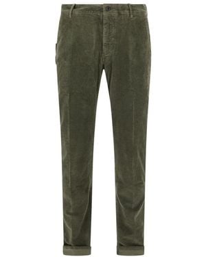 Incotex Broeken ,Groen ,Katoen Chino's